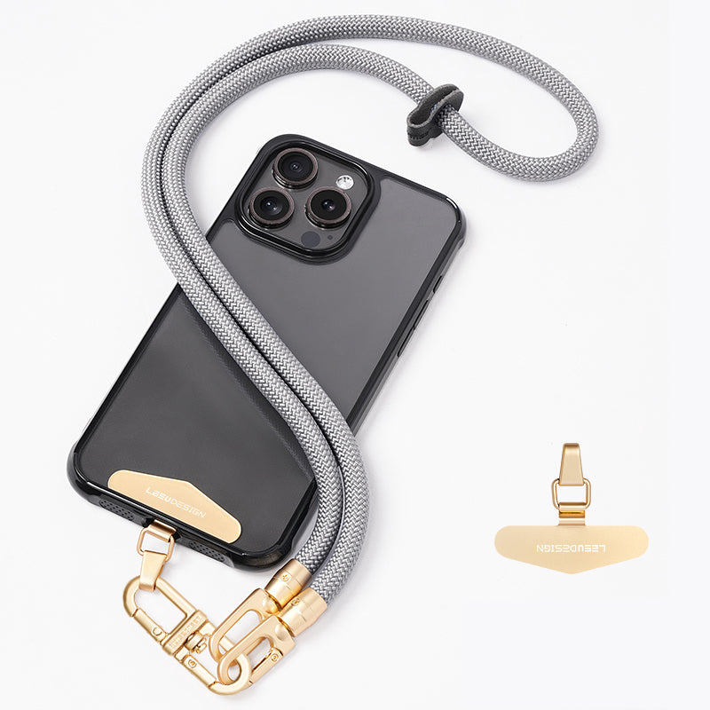 LEEU DESIGN Climbing Series 85cm Phone Lanyard Adjustable Cell Phone Crossbody Neck Rope LEEU DESIGN Climbing Series 85cm Phone Lanyard Adjustable Cell Phone Crossbody Neck Rope